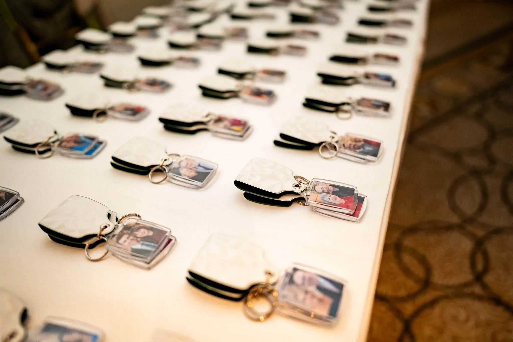 Keyrings and Photo Magnets – A Fun Little Surprise for Your Guests