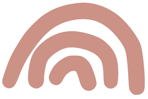 A rainbow symbol
