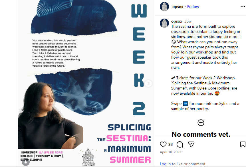 Oxford University Poetry Society Workshop Sestina Sylee Gore 1.png