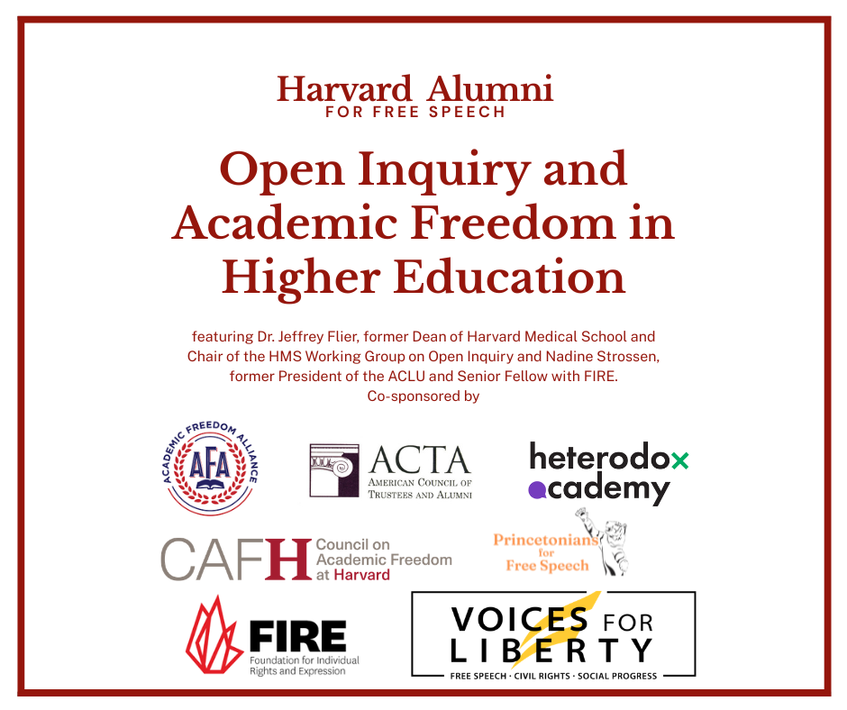 Open Inquiry and Academic Freedom in Higher Education
