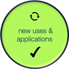 BubbleFect benefit badge: New uses and applications
