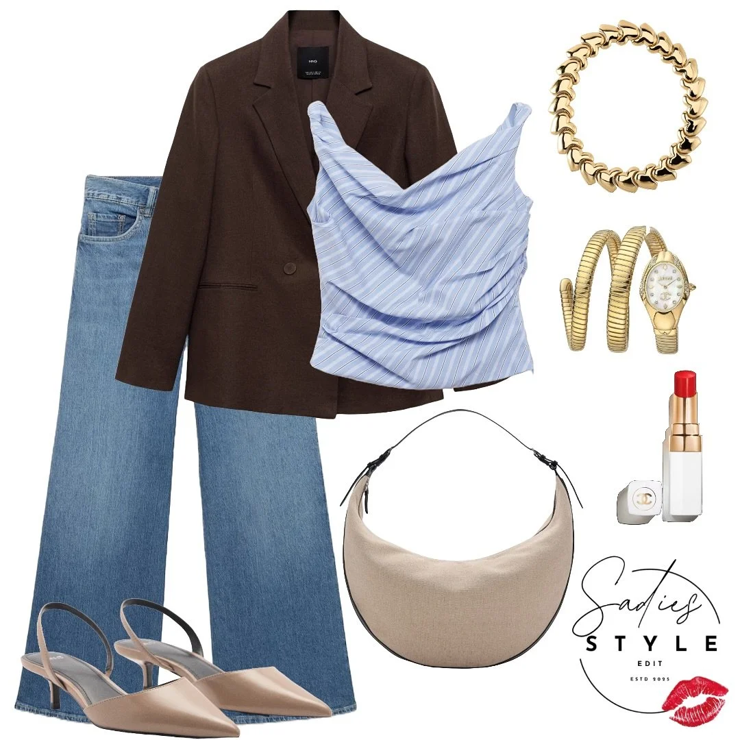 ✨✨ TOP STYLING - Stripe Top ✨✨ 

Friday desk to drinks? Sorted. 🖤🍸

#StylistTips&nbsp;by your virtual fashion BFF 💁&zwj;♀️💋

🔗 to 🛍️ in bio and Highlights ✨✨

#SadiesStyleEdit&nbsp;#mangostyle #SummerOutfitInspo&nbsp;#CapsuleClosetVibe#HighStre