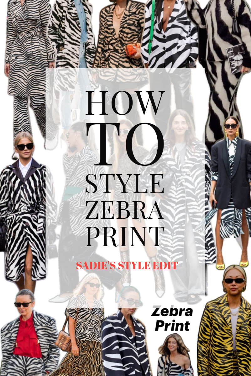 🦓 How to Style Zebra Print Without Looking Overdone