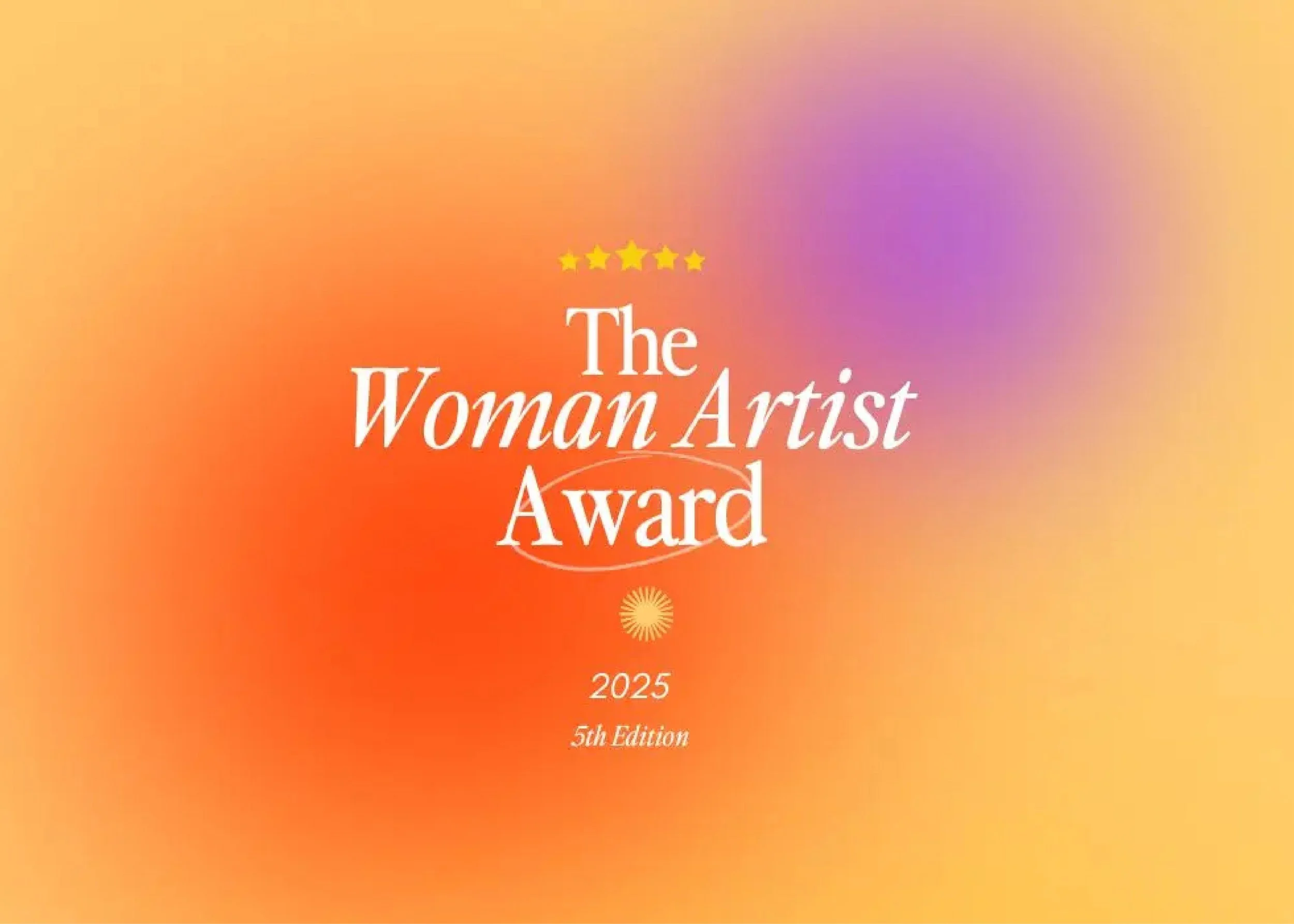 Sélectionnée pour The Woman Artist Award 2025