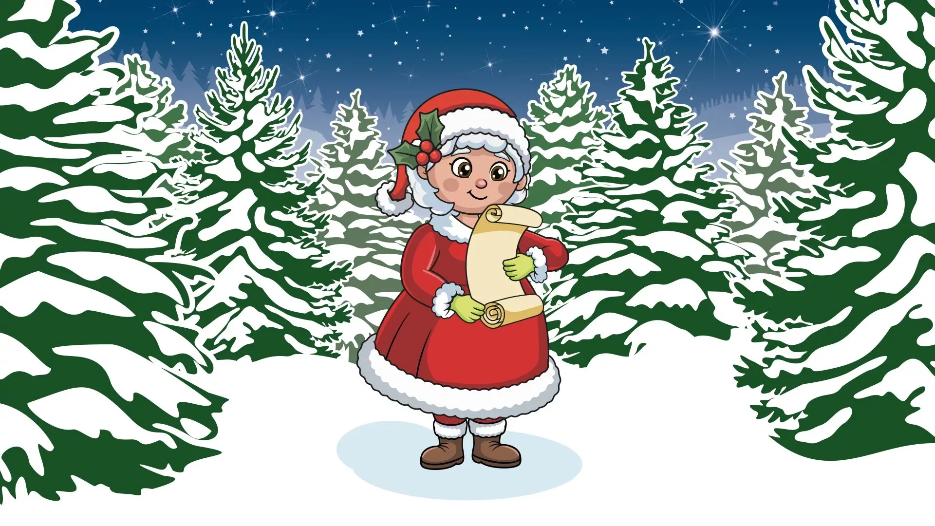 Mrs Christmas's Christmas list