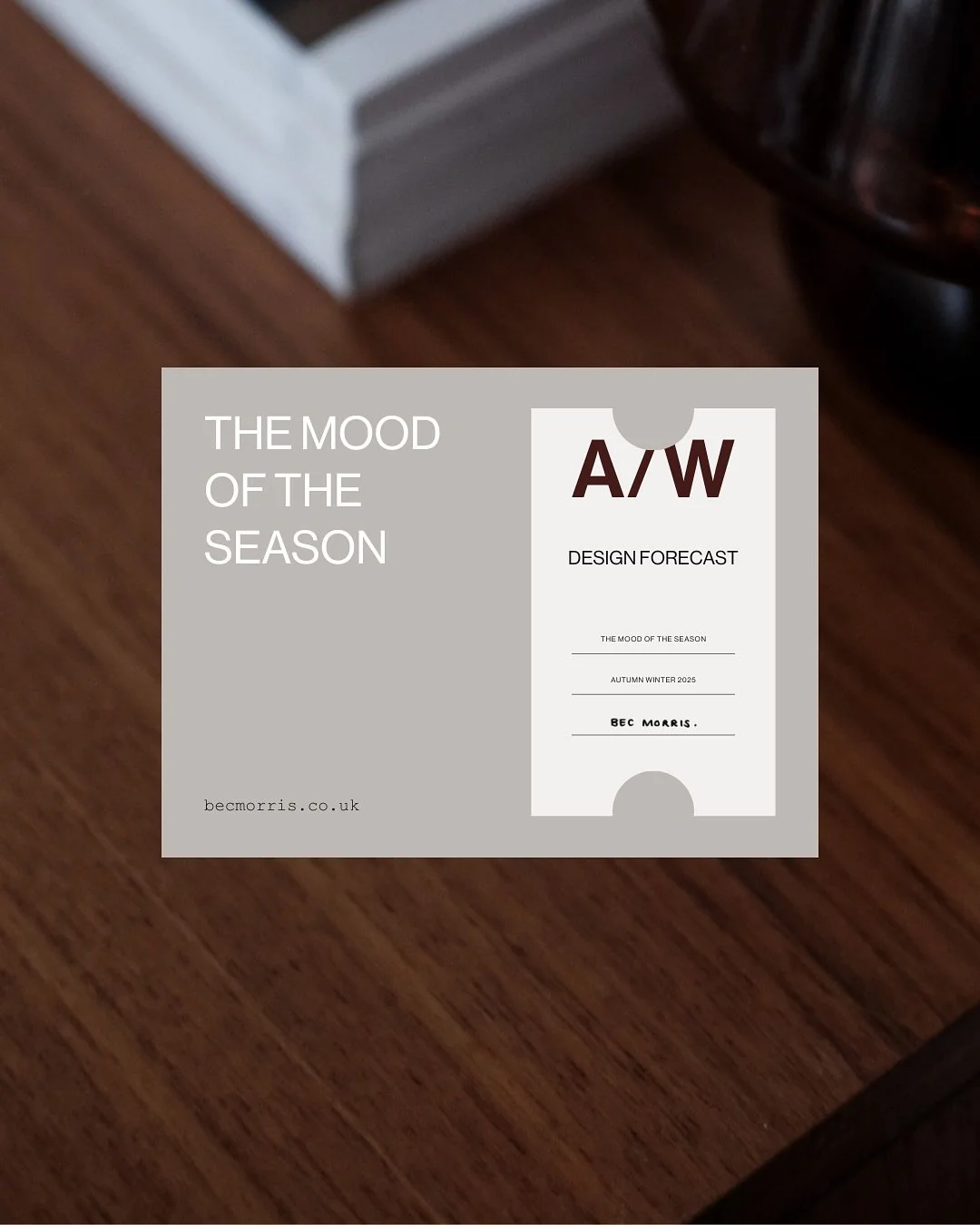 The mood of the season &mdash; save this to inspire your content!

The world feels slower, and does design. This season&rsquo;s mood is about intentionality: warmth, tactility, and storytelling that connects on a deeper level. 

Brands are shedding t