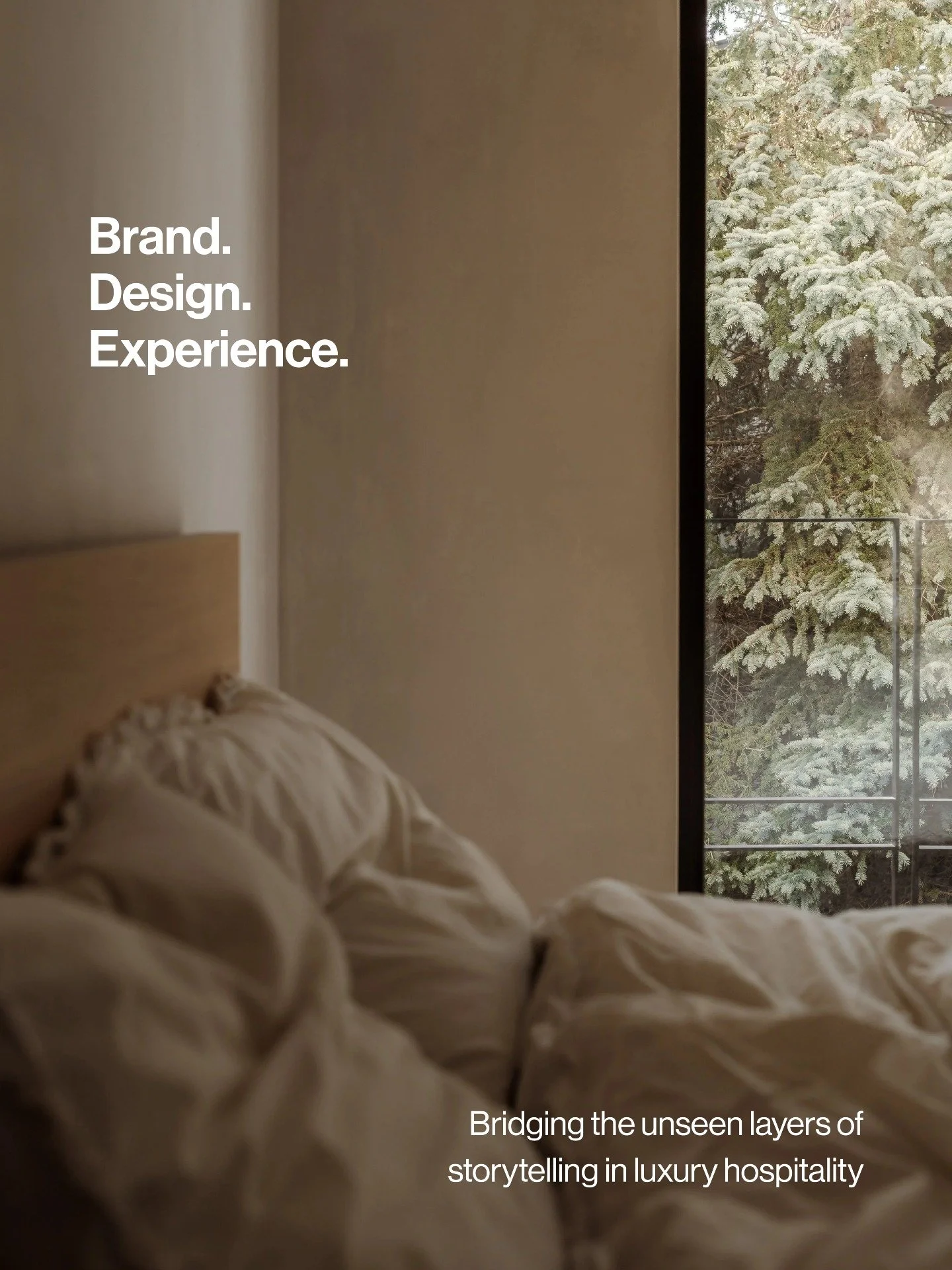 Luxury Hospitality Brand Experiences

Three and a half years of creative direction and brand experience design within the world of luxury hospitality.

Working under NDA, I&rsquo;ve collaborated on international hotel and wellness projects &mdash; sh