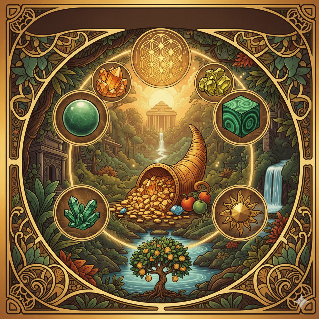 Minerali di abbondanza e prosperità