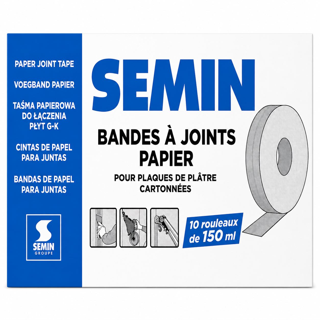 PAPER-TAPE 150m – Box of 10 Rolls