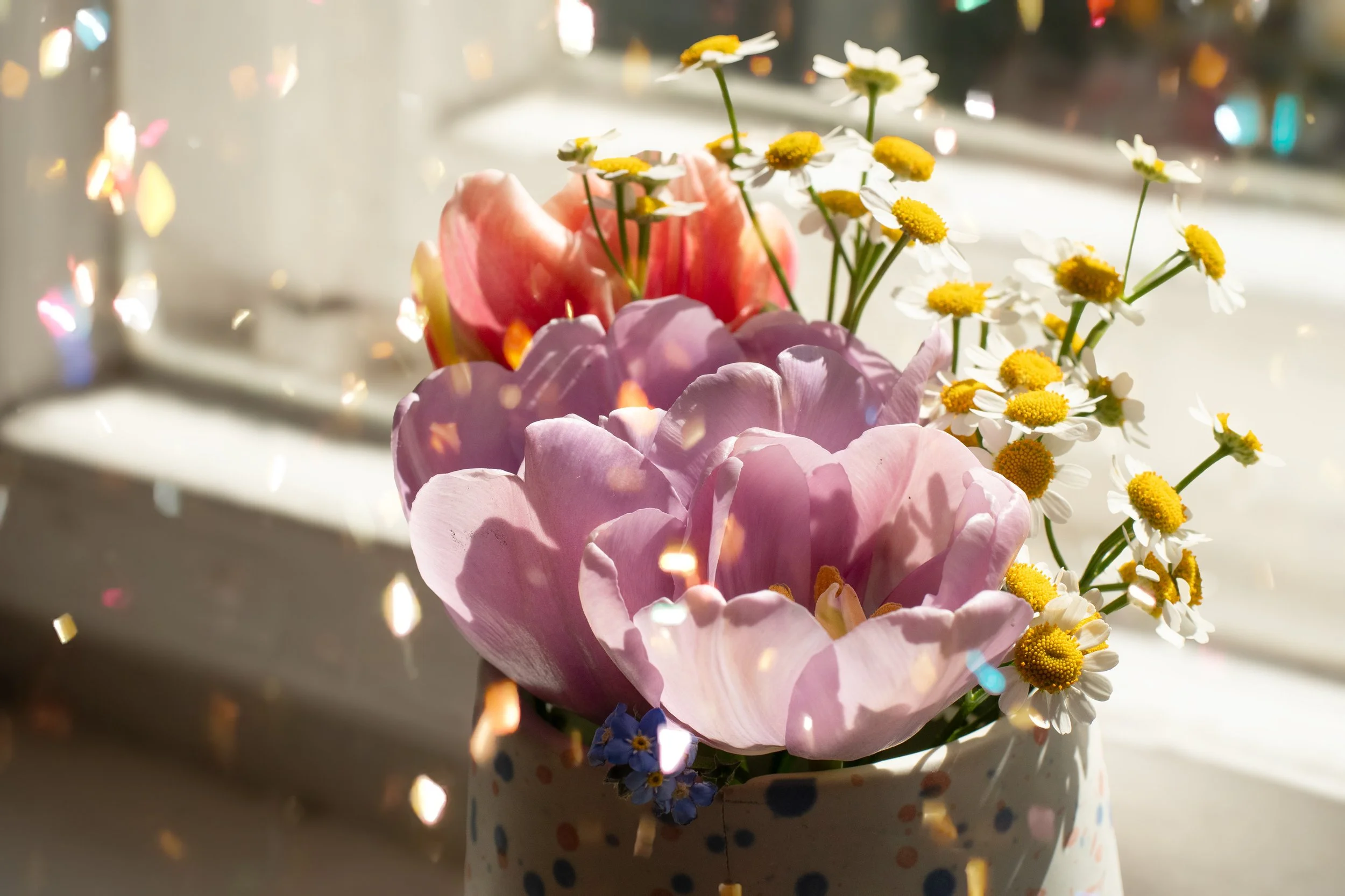 Überall Blumen