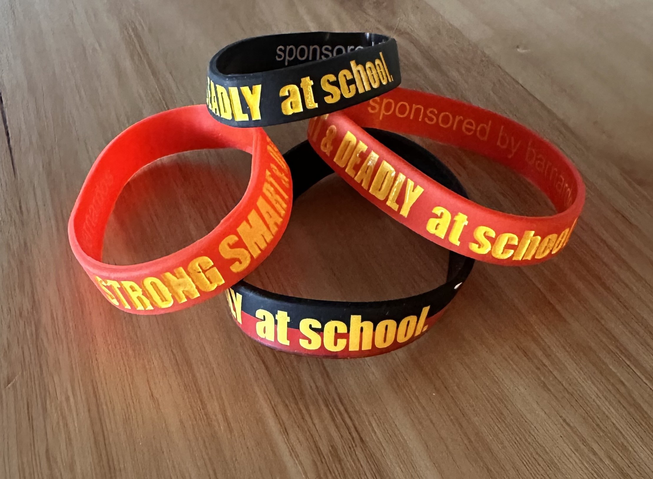 Strong Smart & Deadly @ School armbands