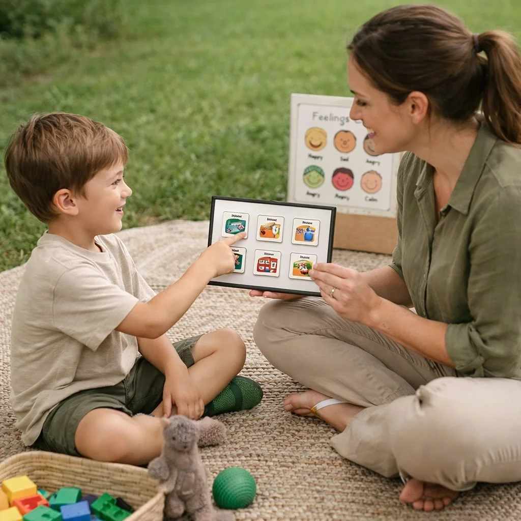 Support doesn&rsquo;t have to feel clinical.

Sometimes it looks like sitting on the floor, following a child&rsquo;s lead, and building connection in the moments that matter most 🌿

Positive Behaviour Support is about understanding, not fixing.

#n