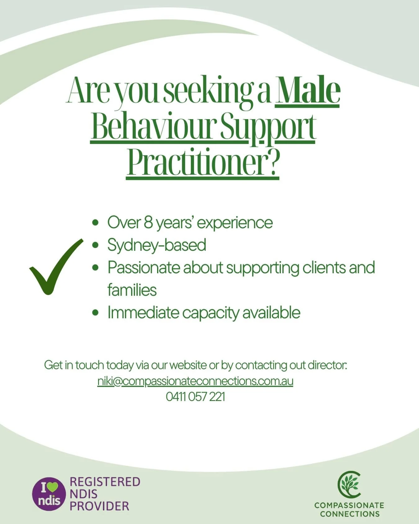 We currently have highly experienced practitioners with capacity 🌿

If your child, teen or family needs support right now, we are here. Our team provides compassionate, evidence-based behaviour support tailored to each individual.

No waitlists. Jus