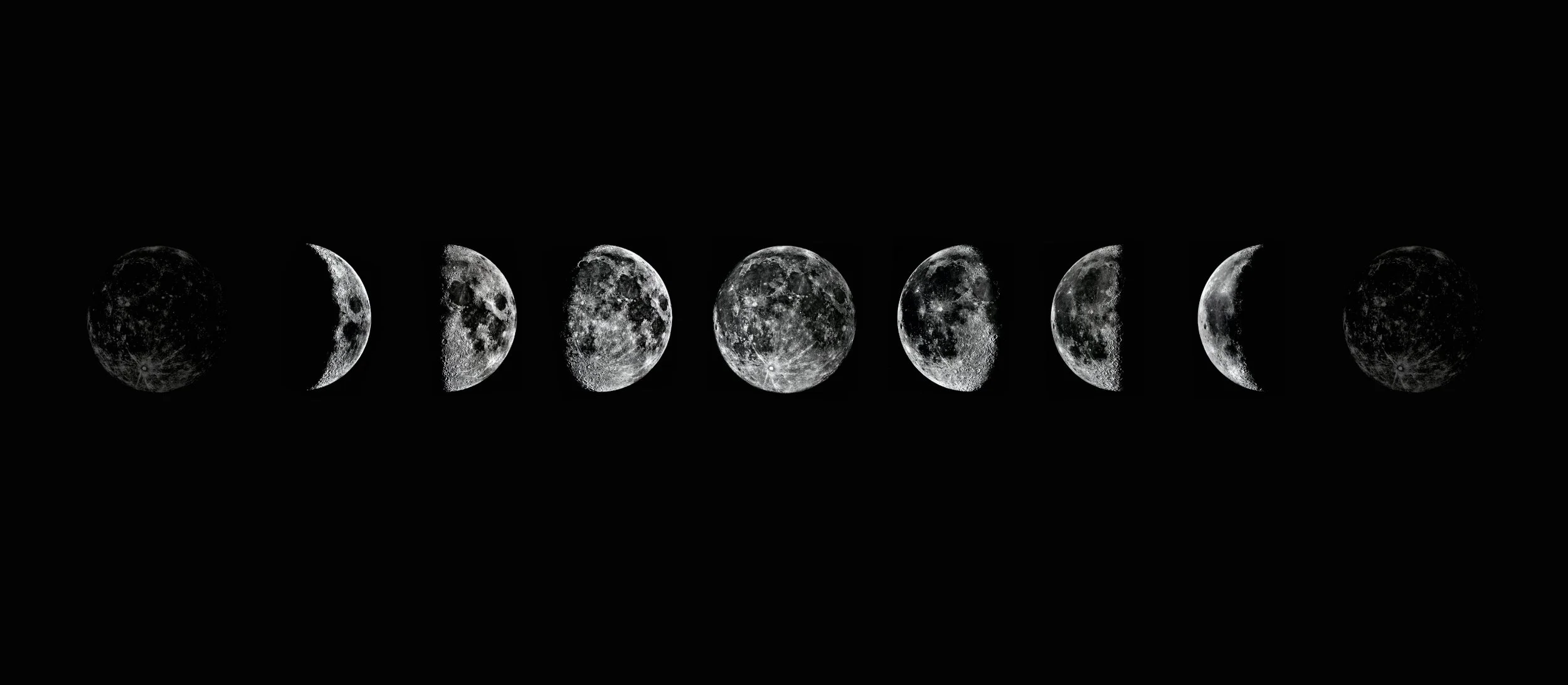 The Moon’s surface experiences 2 weeks of day and 2 weeks of night in an alternating cycle.