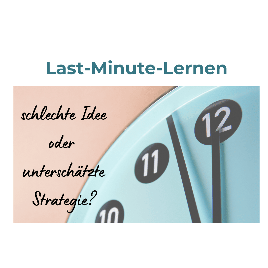 Last-Minute lernen: schlechte Idee oder unterschätzte Strategie?