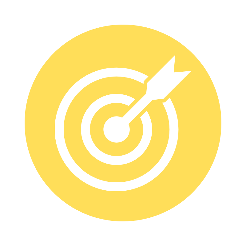 Target icon representing focused, strategic guidance on LGBTQ+ inclusive marketing, communications, and audience engagement.