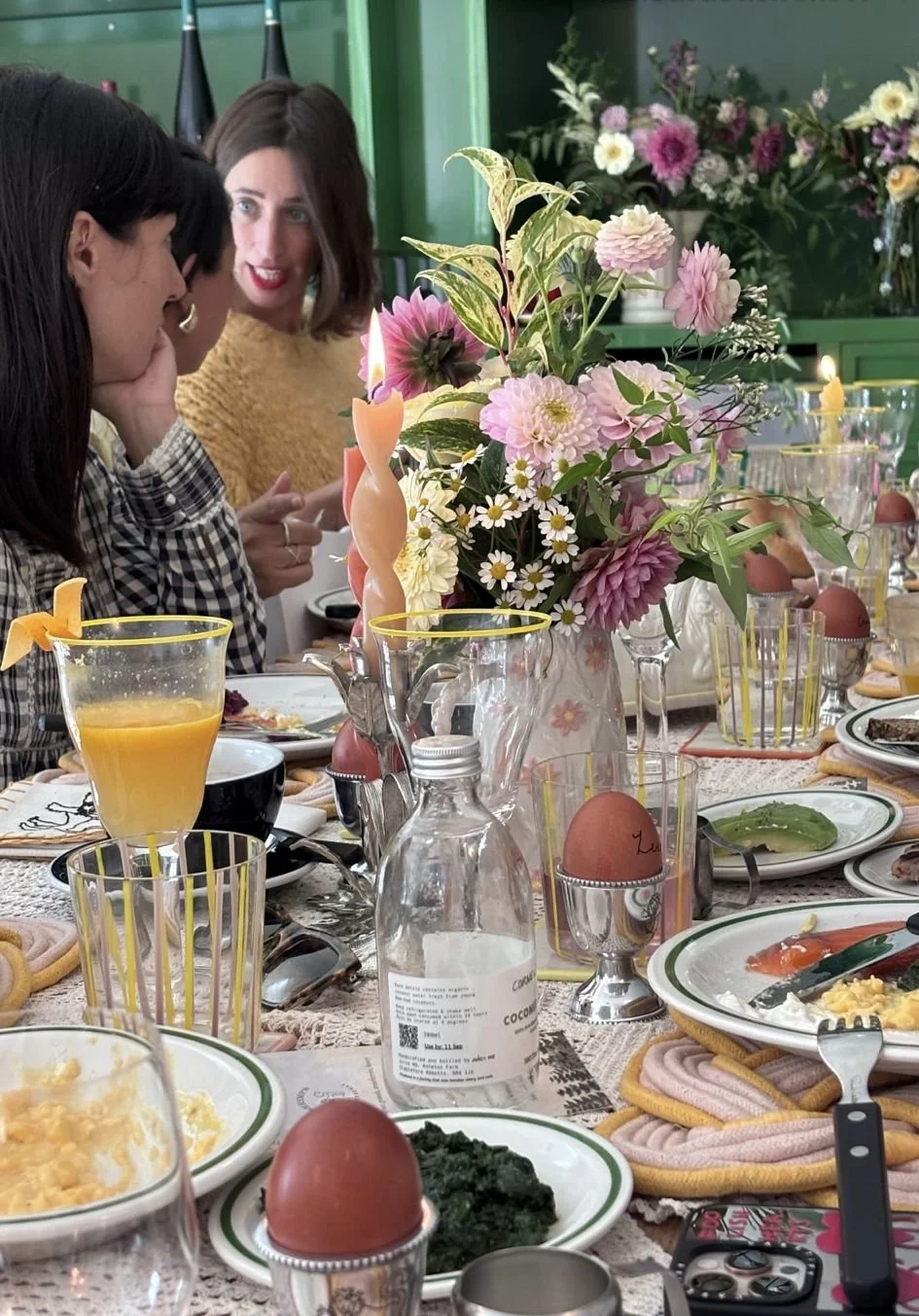 Shrimps X Oliver Bonas homeware collection launch brunch