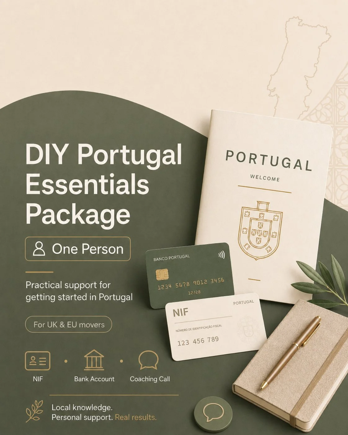 DIY Portugal Essentials Package - UK/EU one person