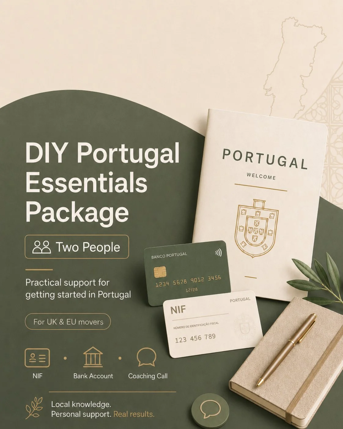 DIY Portugal Essentials Package - UK/EU two people