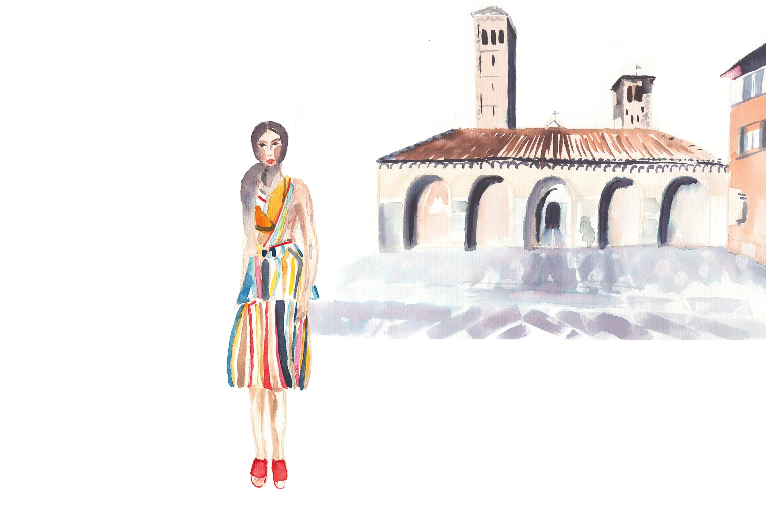 3. Rainbow dress, architecutre and figure.jpg