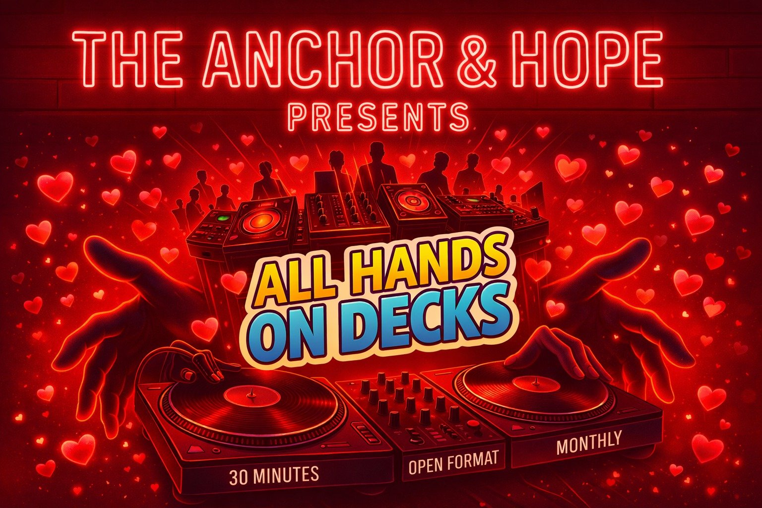 All Hands on Decks “Love Vinyl” Special @ The Anchor &amp; Hope