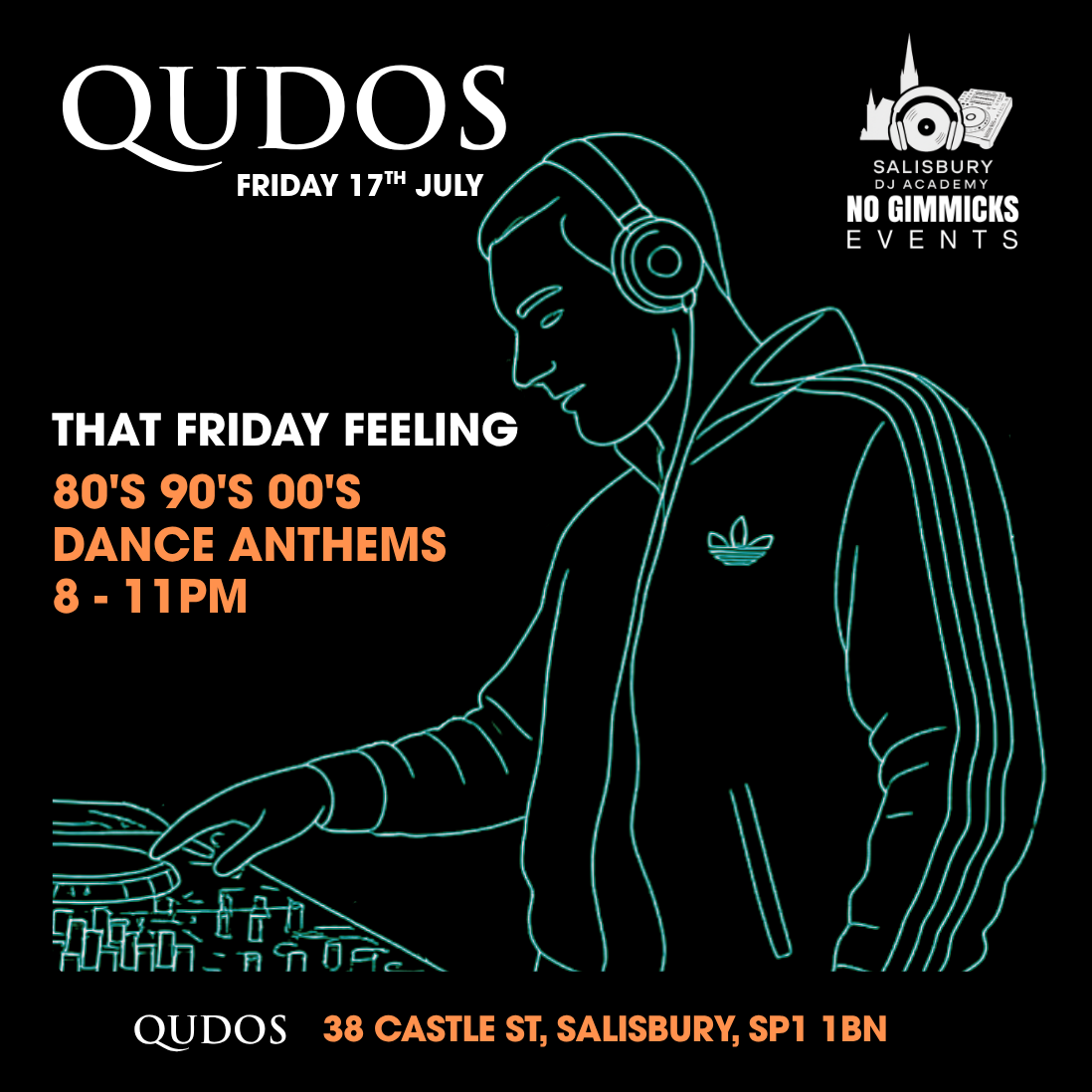 That Friday Feeling @ Qudos Bar & Restaurant, Salisbury