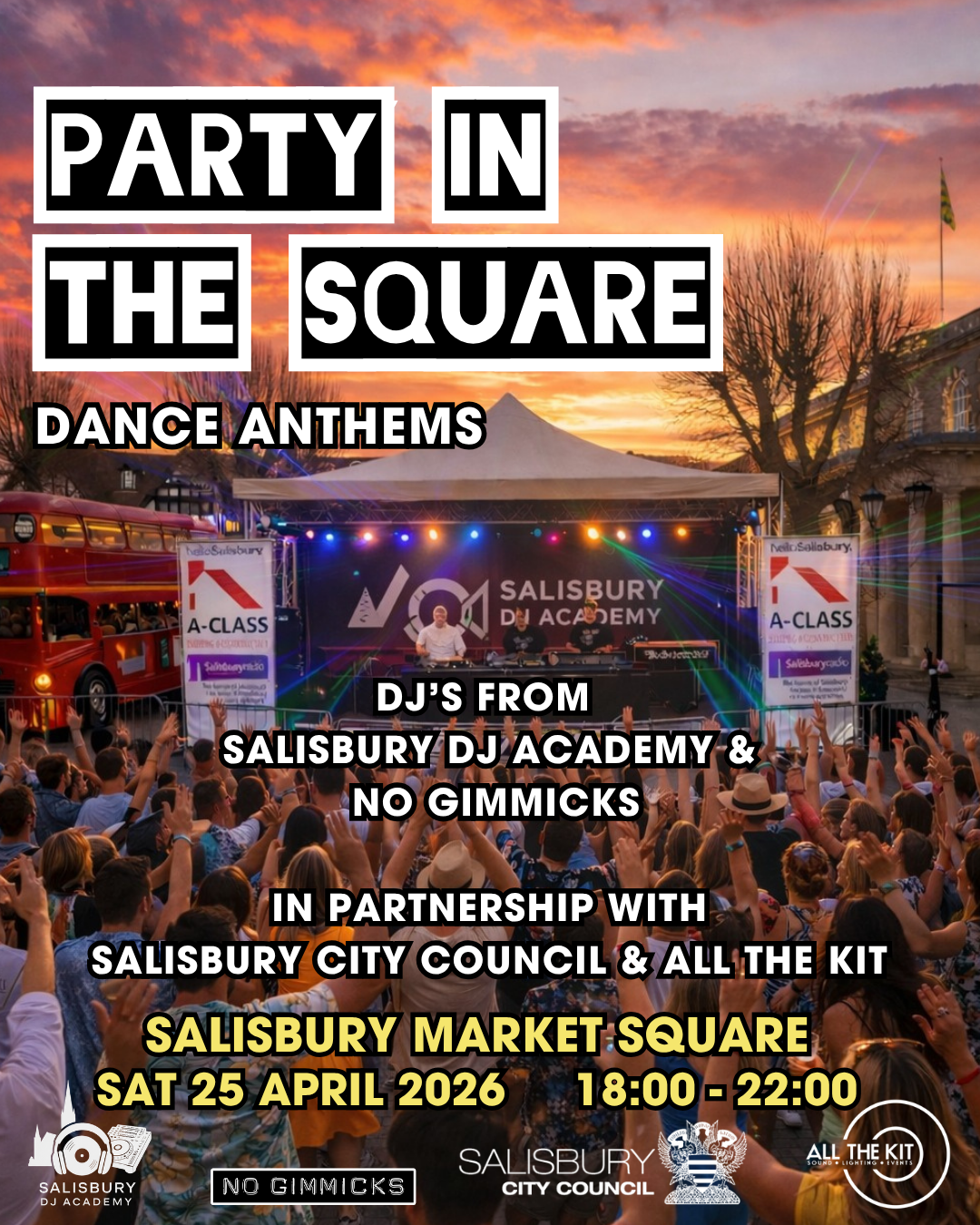 Party in the Square - Dance Anthems, Club Classics & Trance April 26