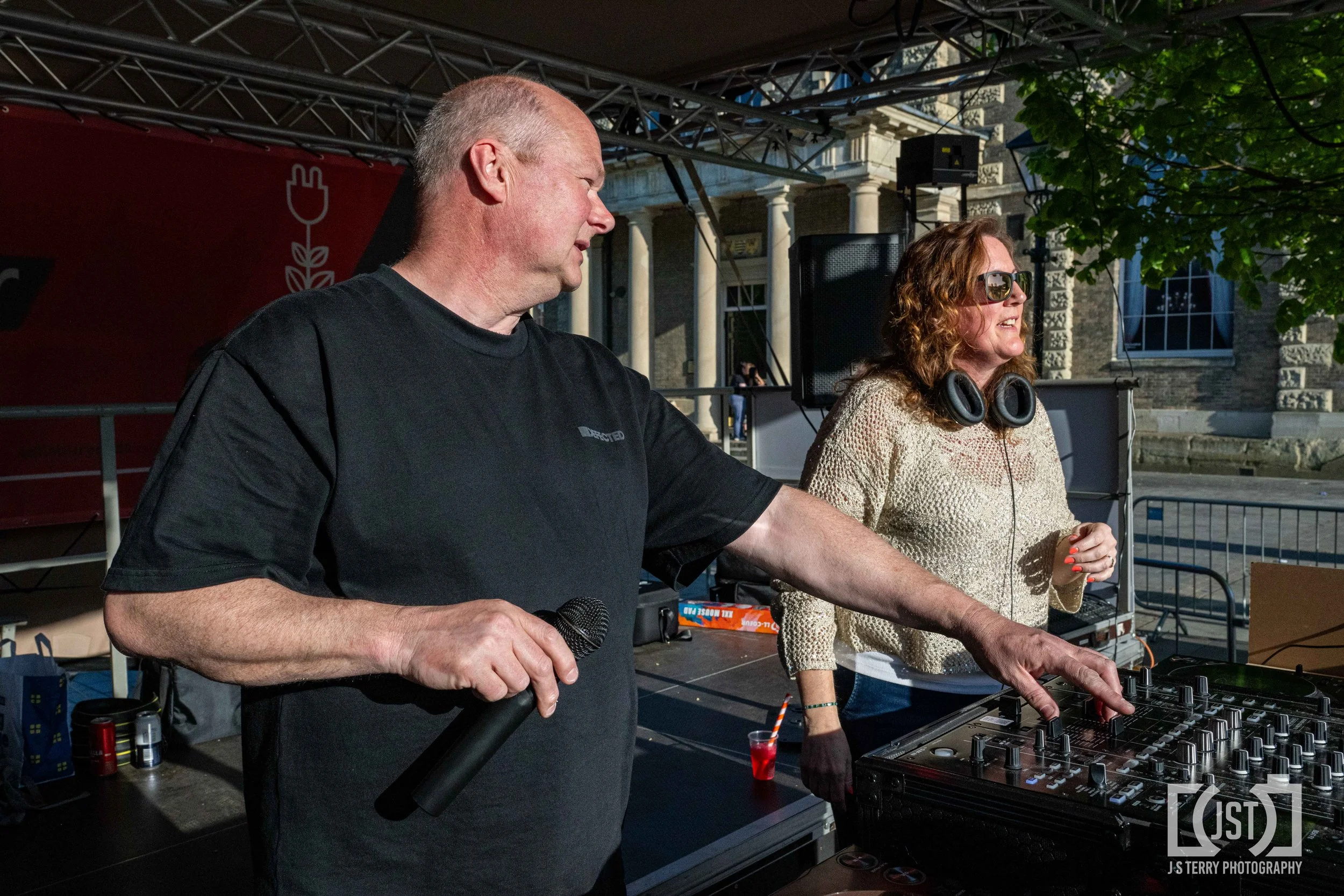 Darren Kidd & Sam Mouland at Party in the Square April 2026