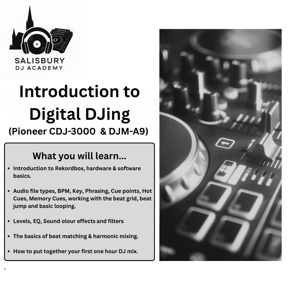Introduction to Digital DJing with Pioneer CDJ-3000 & DJM-A9
