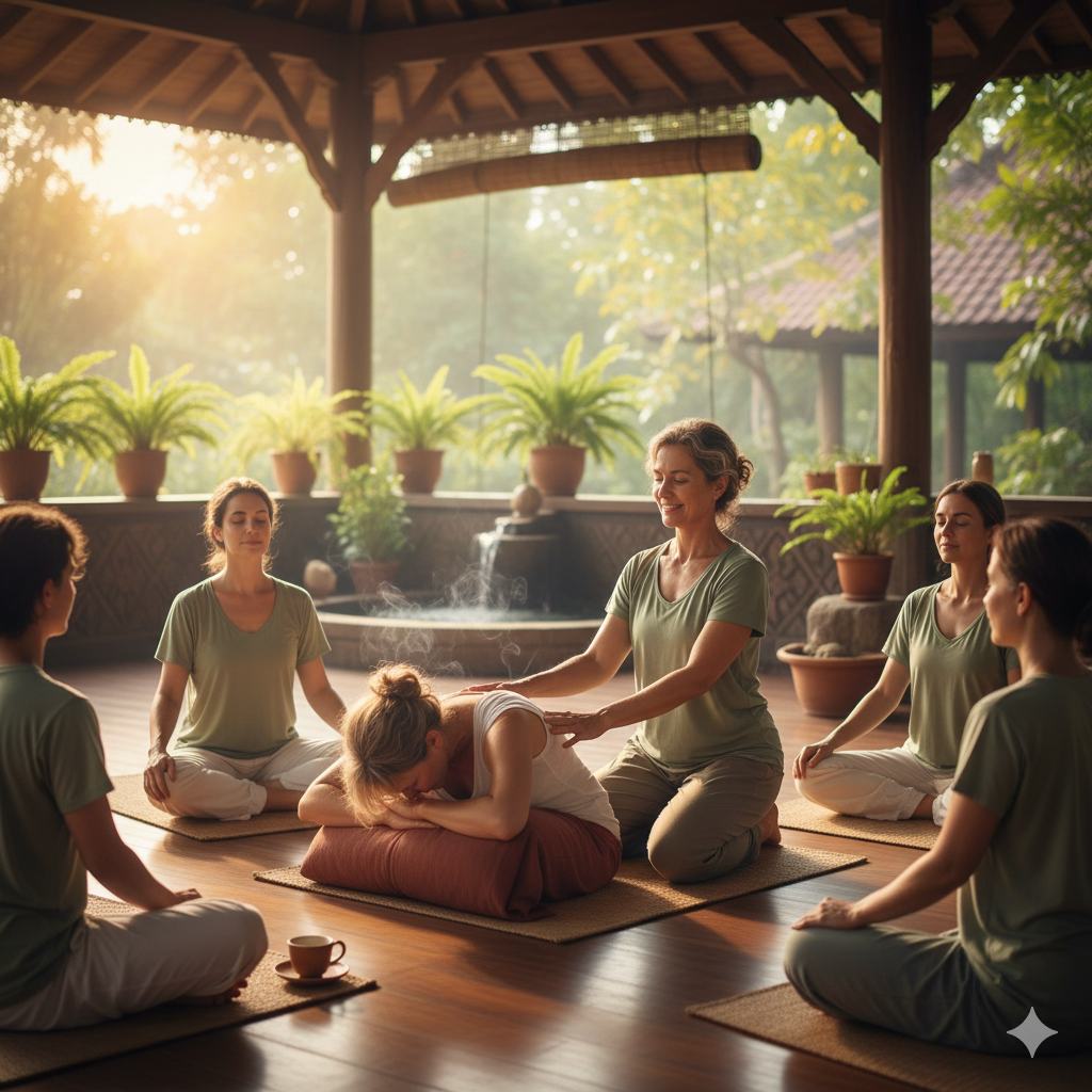 Finding calm in chaos: How yoga ashrams help us release stress and rediscover ourselves
