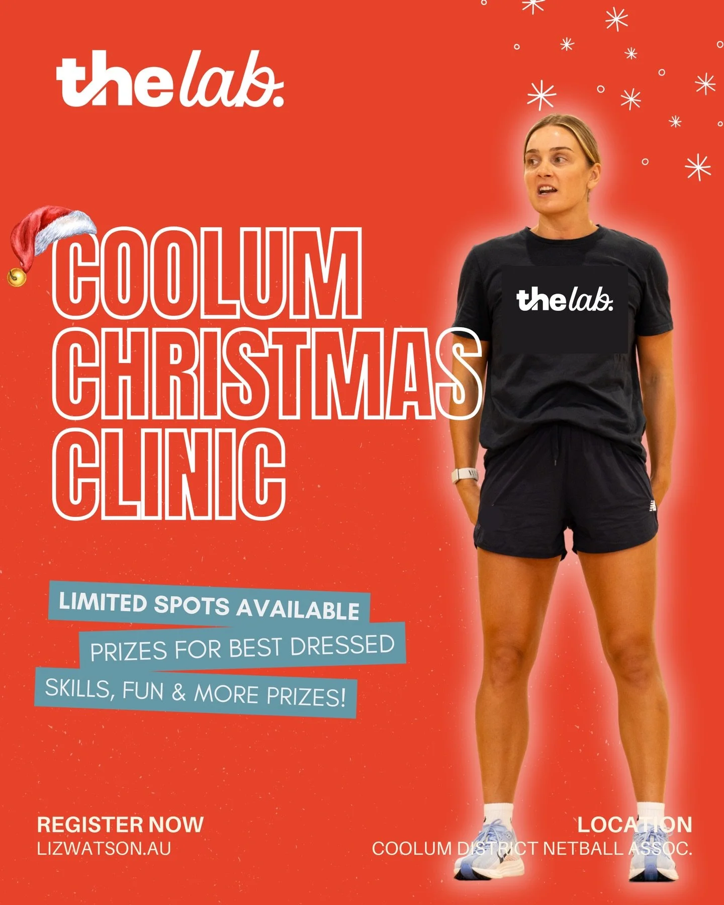 🎄 COOLUM CHRISTMAS CLINIC! 🏐

We&rsquo;re finishing the year with something fun, festive, and fast-paced on court! Join me for The Lab&rsquo;s first Christmas Clinic - a chance to train, learn new skills, and have a whole lot of fun before everyone