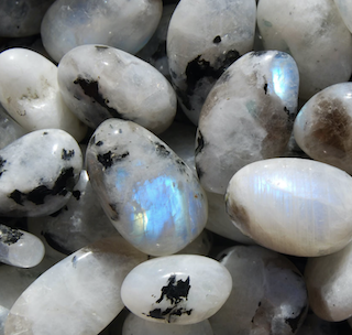Moonstone Rainbow (Medium)  Tumble