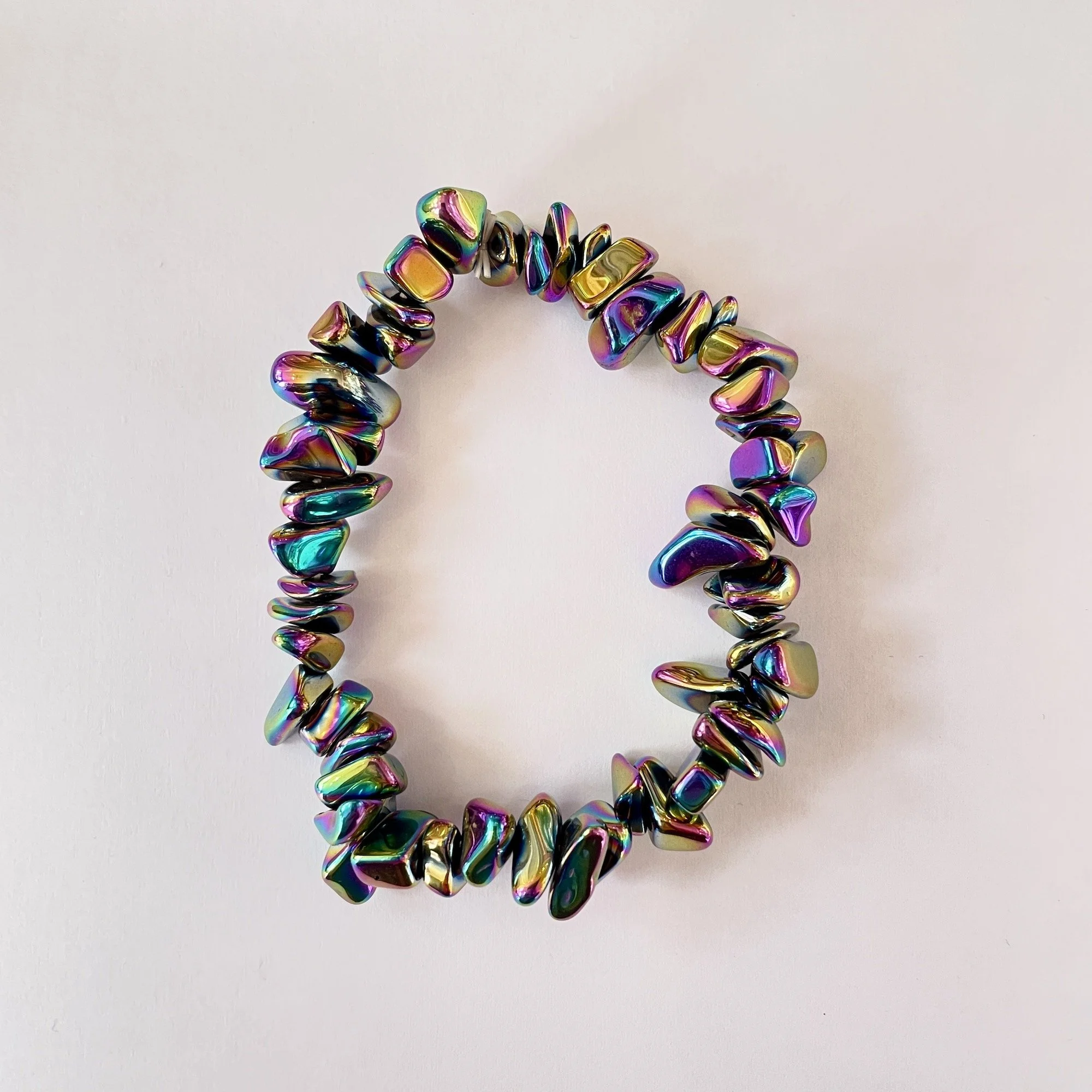 rainbow hematite braceletIMG_8019.JPG