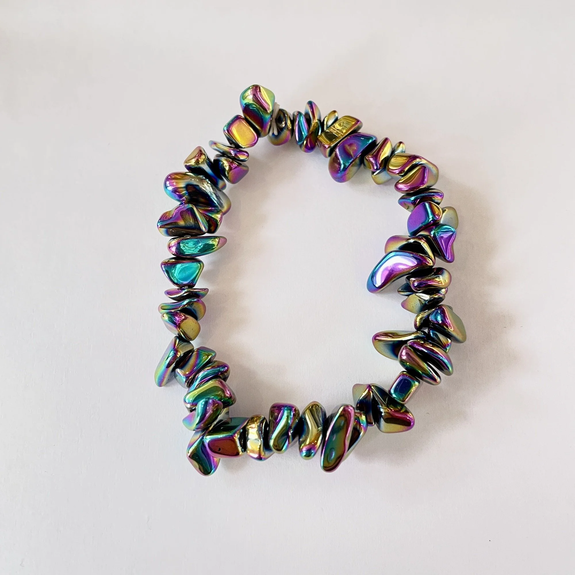Rainbow Hematite Bracelet