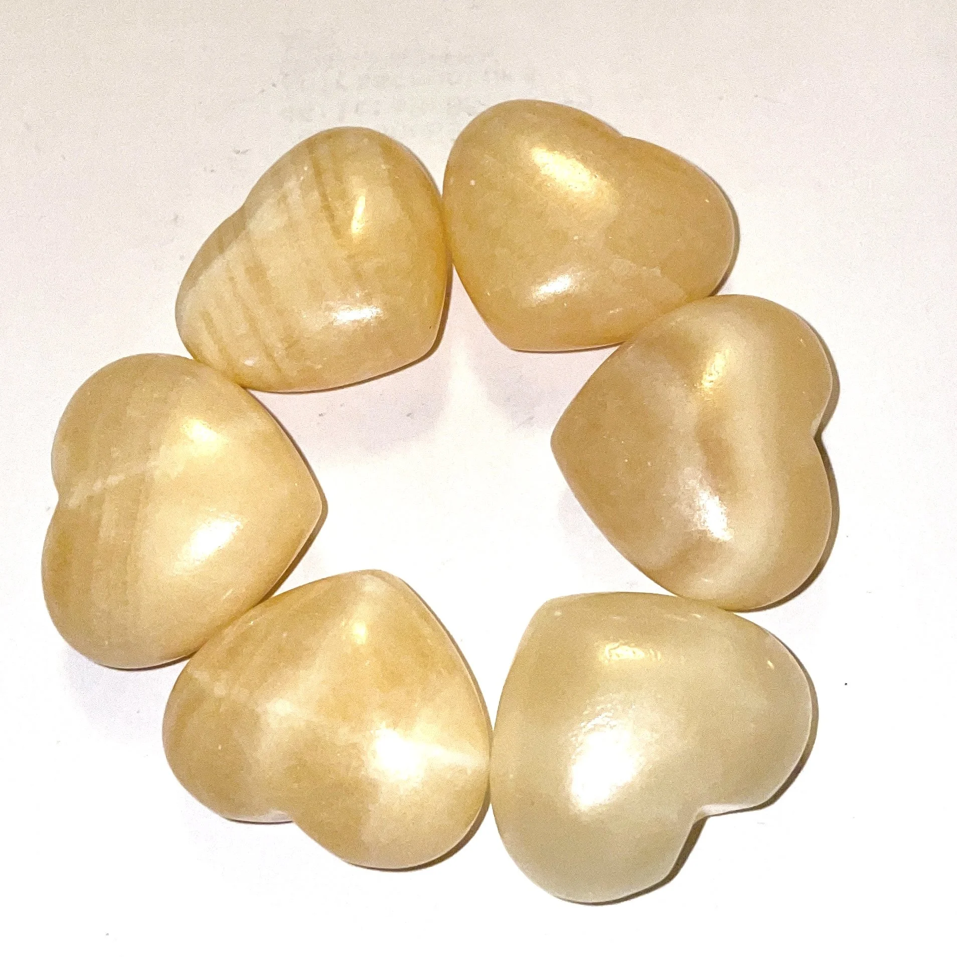 Calcite Orange Mini Heart