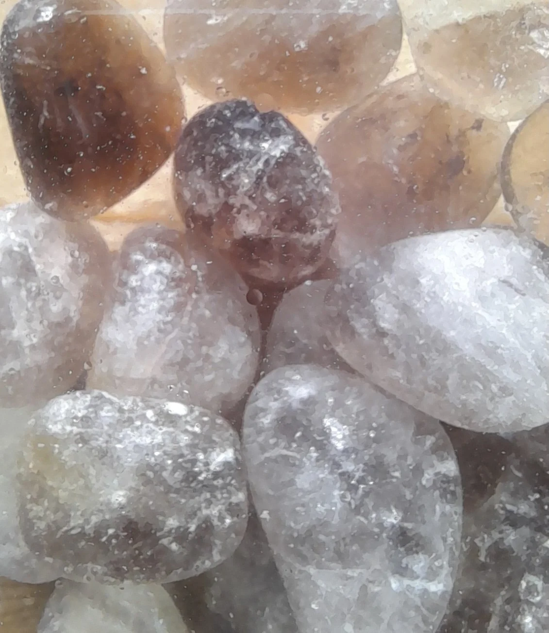 Quartz Smokey  Tumble 10-11g