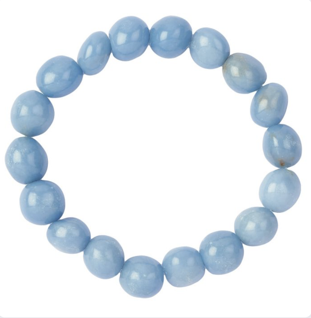 Angelite bead Bracelet