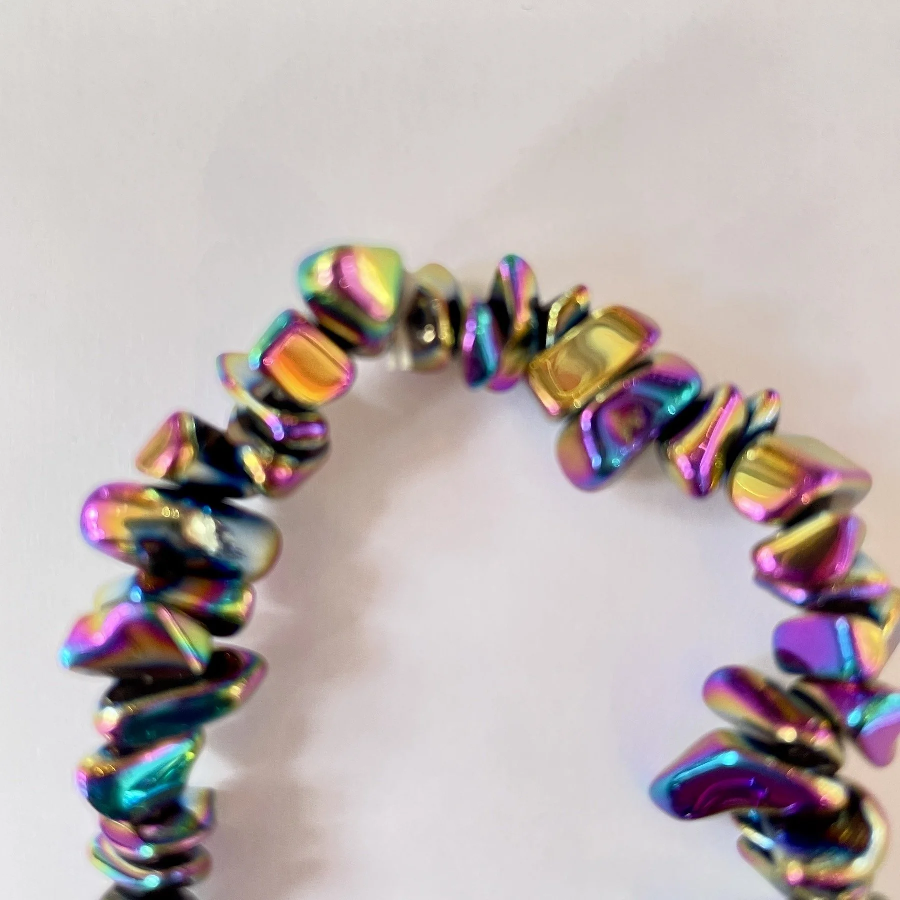 rainbow hematite braceletIMG_8020.JPG