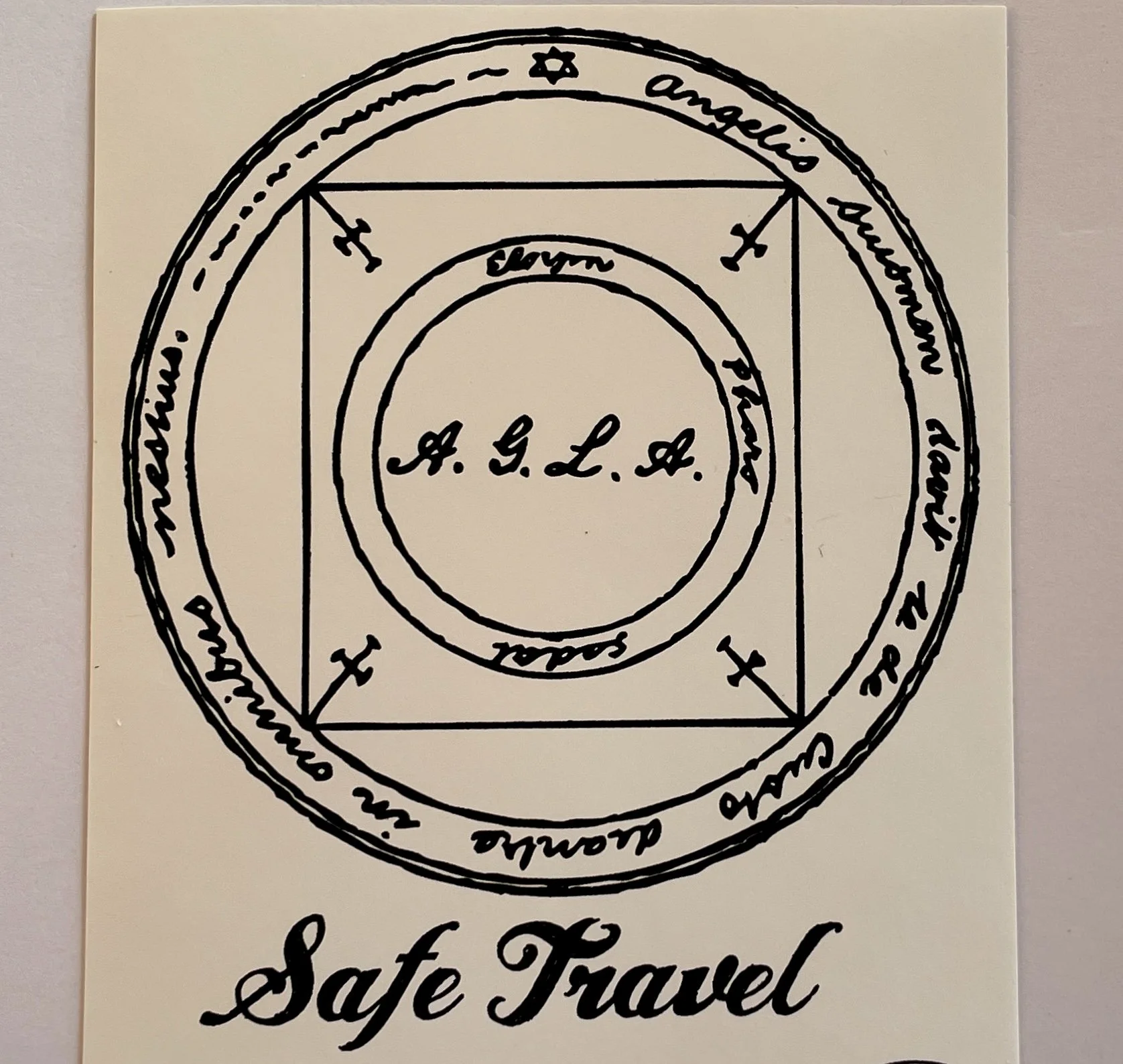 Safe Travel Sticker