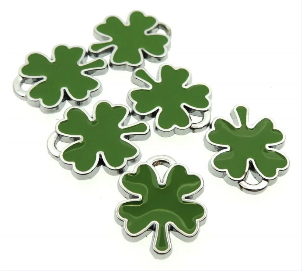 Lucky four leaf charm