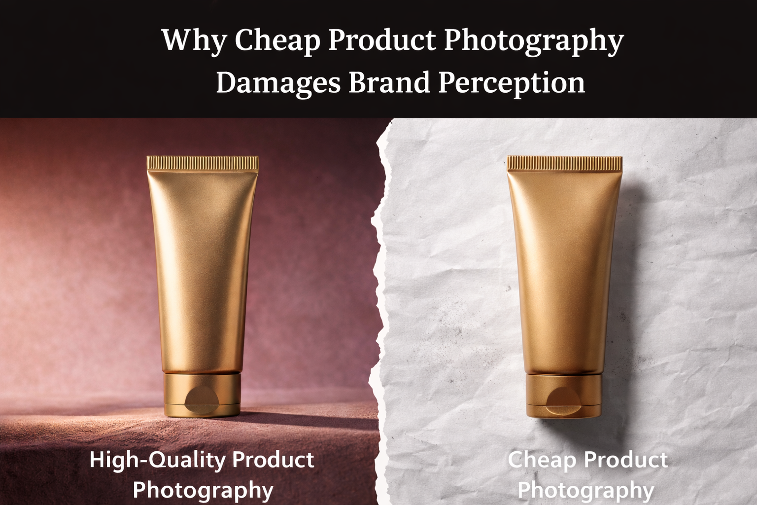 Why Cheap Product Photography Damages Brand Perception