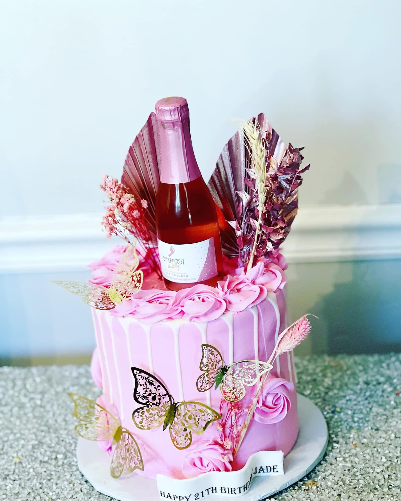 Pink Champagne cake