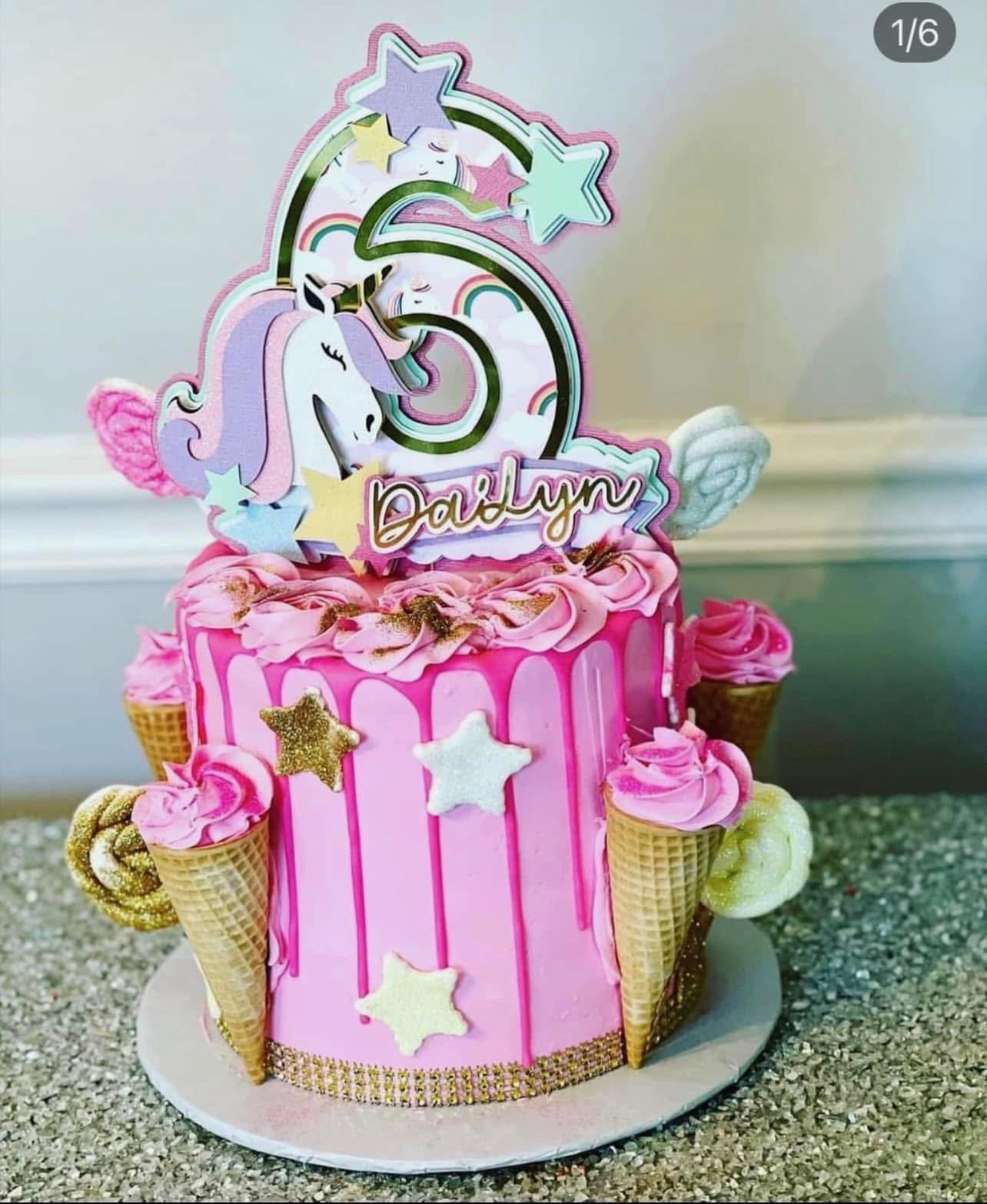 Ice cream cone cake