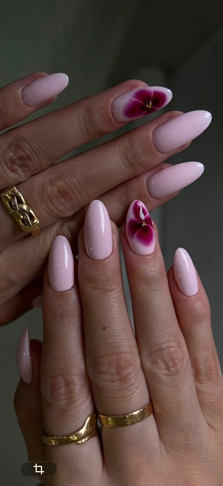 flower nail art pink gel manicure.jpeg
