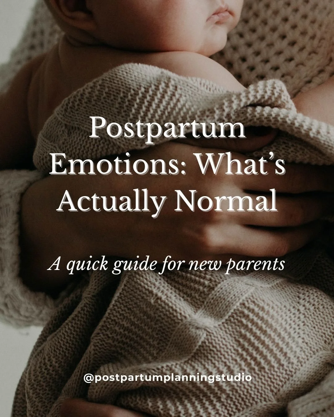 Navigating postpartum emotions isn&rsquo;t always straightforward &mdash; and most people don&rsquo;t talk about how normal it is to feel a huge range of emotions in those early weeks.

From overwhelm and identity shifts to surprising bursts of joy&h