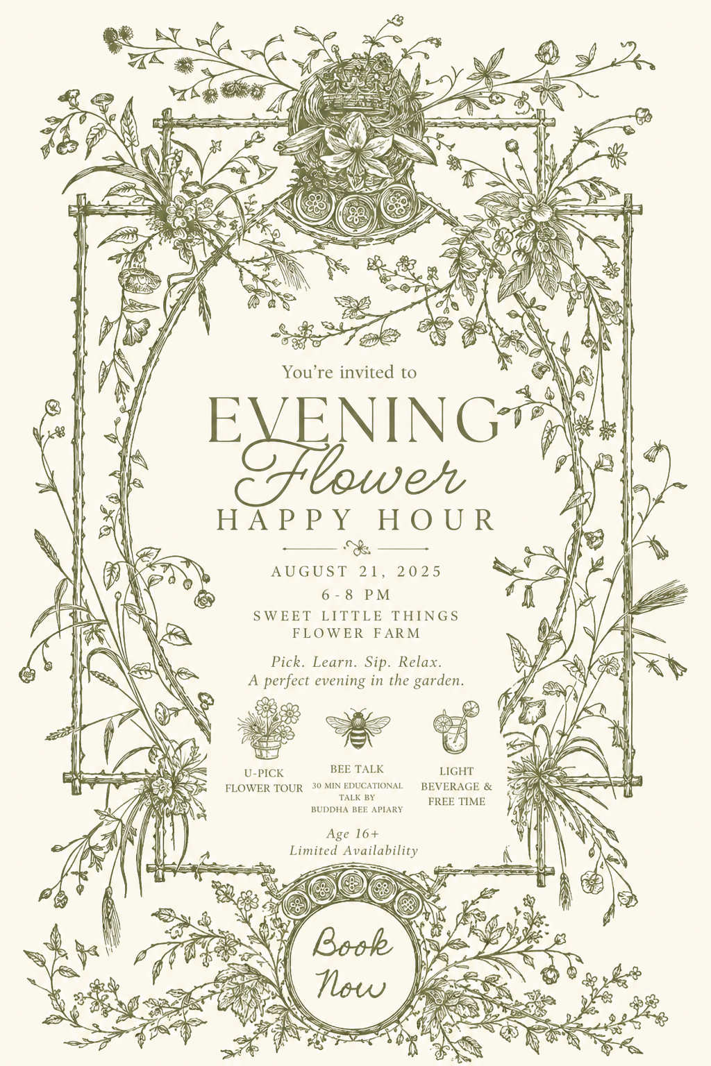 Evening Flower Happy Hour