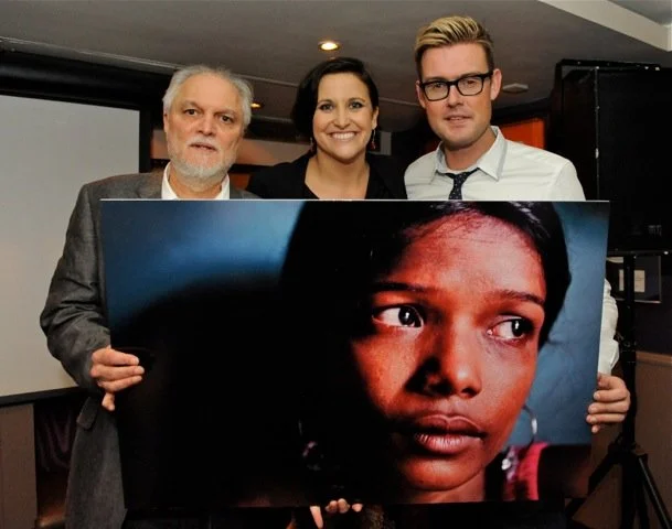 Danny Smith, Hazel Thompson and Hard Rock's Marc Carey at the TAKEN launch at Hard Rock Café