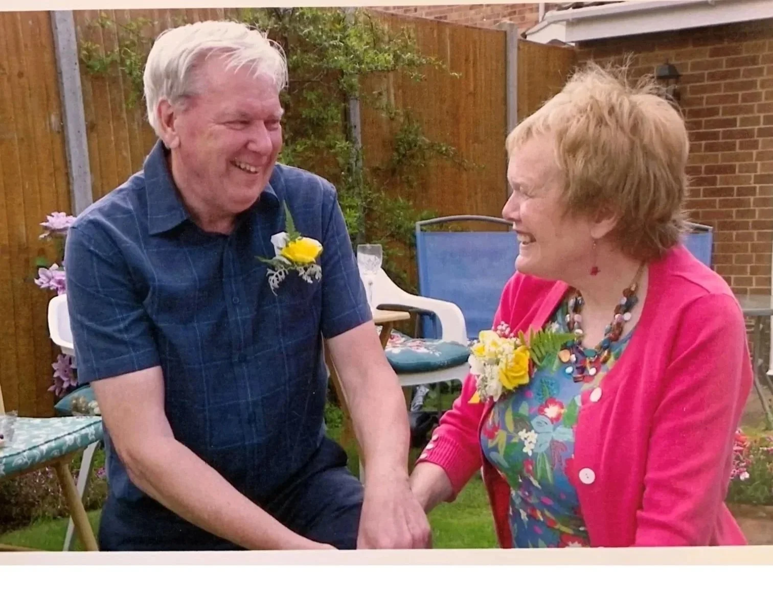 Graham and Eirene marking their golden wedding anniversary with a donation