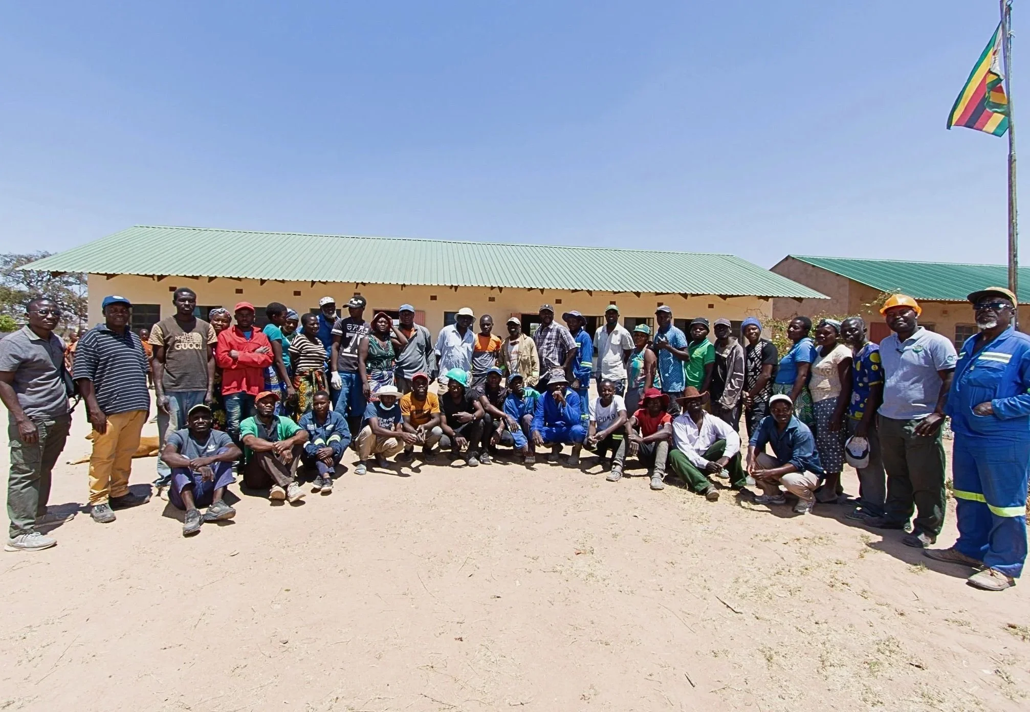 The Heal the Land team training in sustainable agriculture