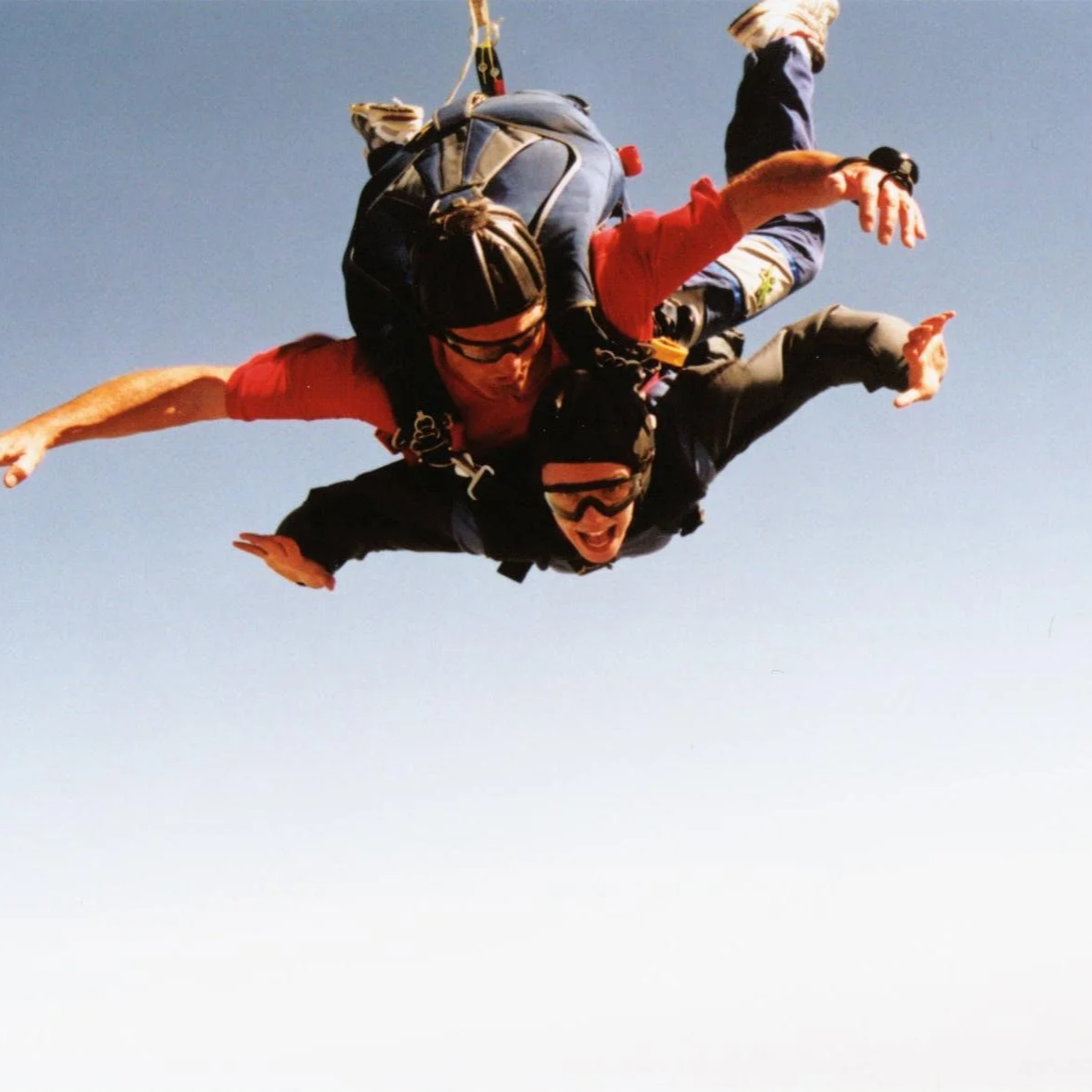 Rachel's sponsored Sky Dive raising over £300,000